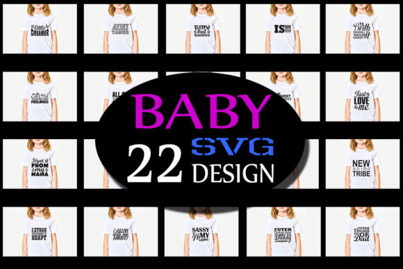 Baby Quotes Designs Bundle: Graphics for T-Shirt Designs