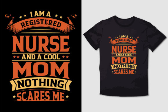 Cool Mom Nurse Graphics for Modern T-Shirt Designs