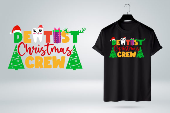 Dentist Christmas Crew Christmas Shirt Graphics
