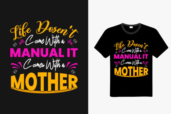 Mothers Typography T Shirt Design Graphics