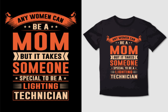 Reviewing ANY WOMEN CAN BE a MOM TYPOGRAPHY SHIRT Graphics
