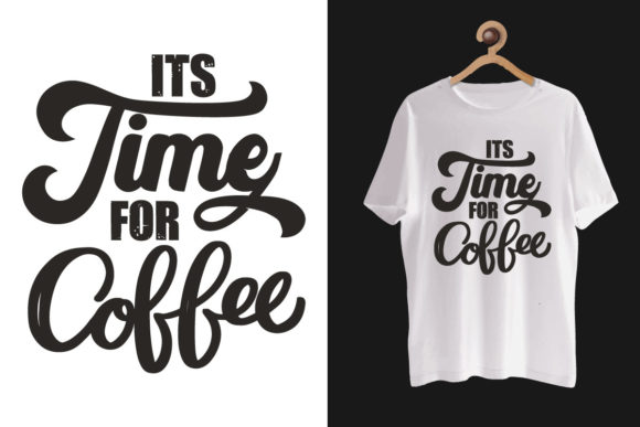Typography Coffee T-shirt: Graphics for T-Shirt Designs